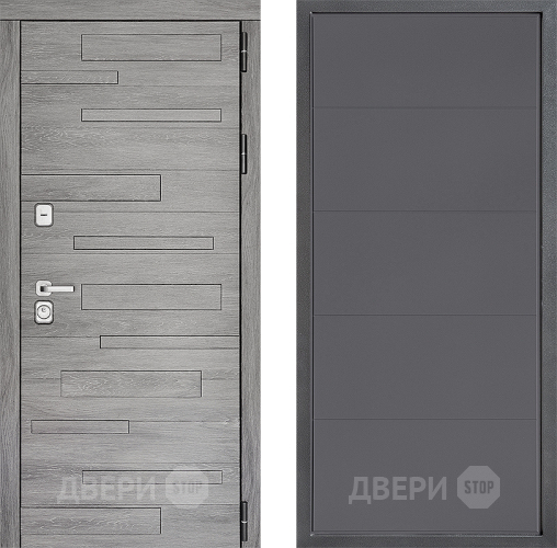 Дверь Дверной континент ДК-10 ФЛ-649 Графит софт в Краснознаменске