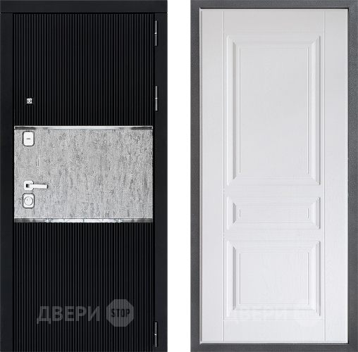 Входная металлическая Дверь Дверной континент ДК-13 ФЛ-243 Альберо Браш серебро в Краснознаменске