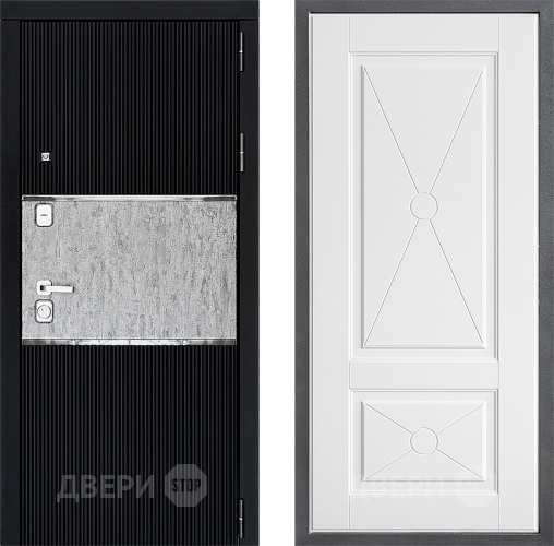 Входная металлическая Дверь Дверной континент ДК-13 ФЛ-617 Софт милк в Краснознаменске