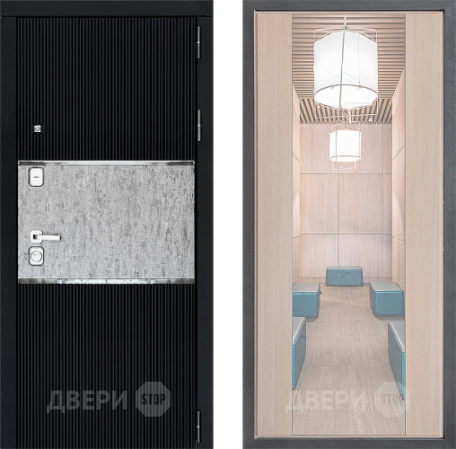 Дверь Дверной континент ДК-13 ФЛЗ-1 Зеркало Капучино в Краснознаменске