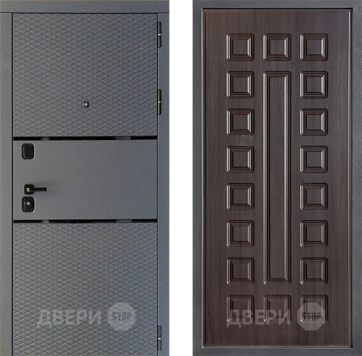 Входная металлическая Дверь Дверной континент Диамант Дизайн ФЛ-183 Венге в Краснознаменске