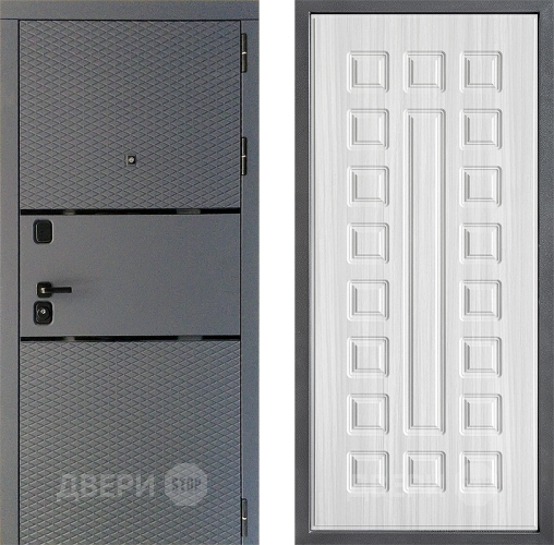 Входная металлическая Дверь Дверной континент Диамант Дизайн ФЛ-183 Сандал белый в Краснознаменске