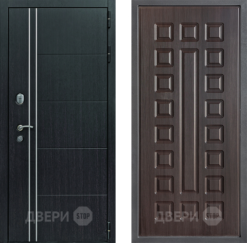 Входная металлическая Дверь Дверной континент Теплолюкс Дизайн ФЛ-183 Венге в Краснознаменске
