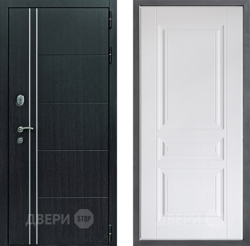 Входная металлическая Дверь Дверной континент Теплолюкс Дизайн ФЛ-243 Альберо Браш серебро в Краснознаменске