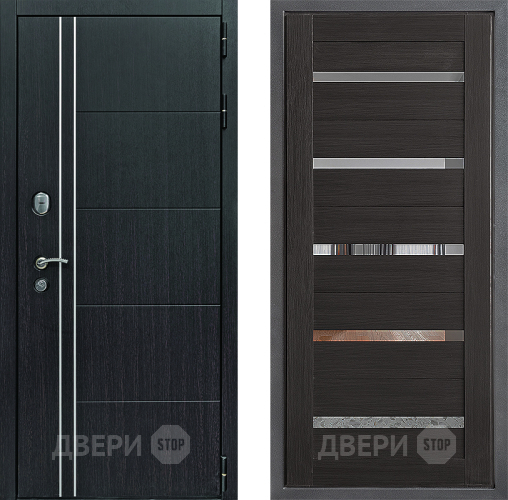 Входная металлическая Дверь Дверной континент Теплолюкс Дизайн ФЛ-47 Венге в Краснознаменске