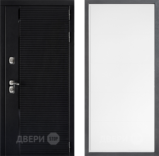 Входная металлическая Дверь Дверной континент ДК-1 ФЛ-649 Белый софт в Краснознаменске