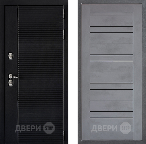 Входная металлическая Дверь Дверной континент ДК-1 ФЛ-49 Бетон серый в Краснознаменске