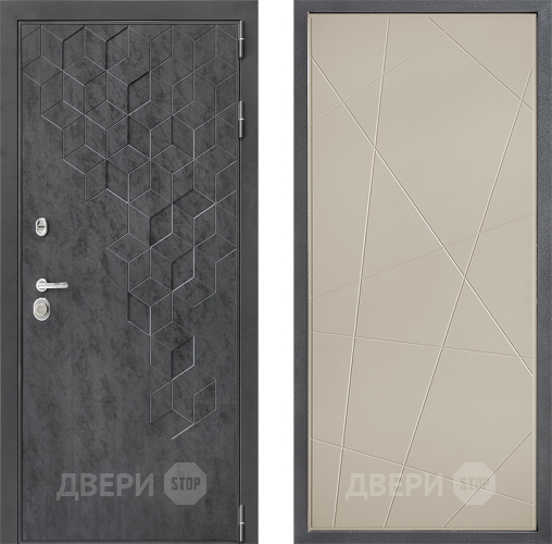 Входная металлическая Дверь Дверной континент ДК-3/713 ФЛ-655 Капучино в Краснознаменске