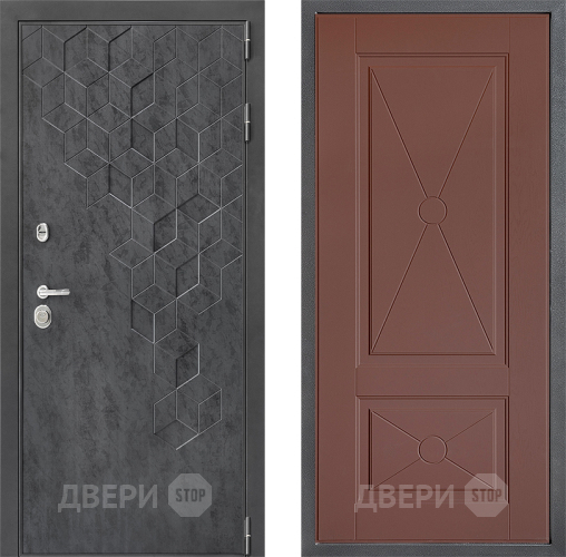 Дверь Дверной континент ДК-3/713 ФЛ-617 Ясень шоколадный в Краснознаменске