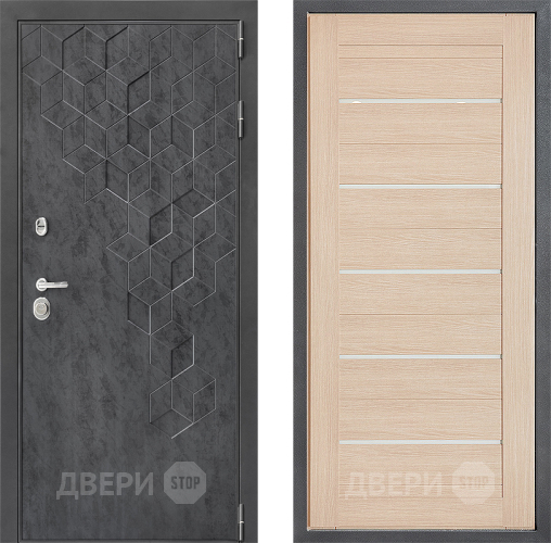 Входная металлическая Дверь Дверной континент ДК-3/713 ФЛ-46 Капучино в Краснознаменске