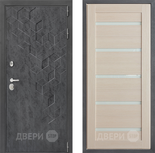 Входная металлическая Дверь Дверной континент ДК-3/713 ФЛ-47 Капучино в Краснознаменске