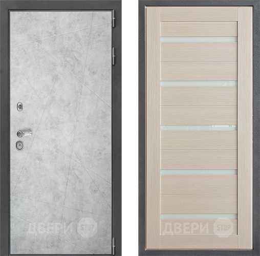 Входная металлическая Дверь Дверной континент ДК-3/743 ФЛ-47 Капучино в Краснознаменске