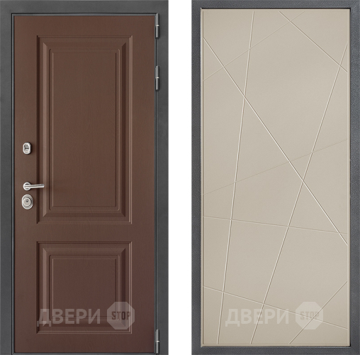Входная металлическая Дверь Дверной континент ДК-3/729 ФЛ-655 Капучино в Краснознаменске