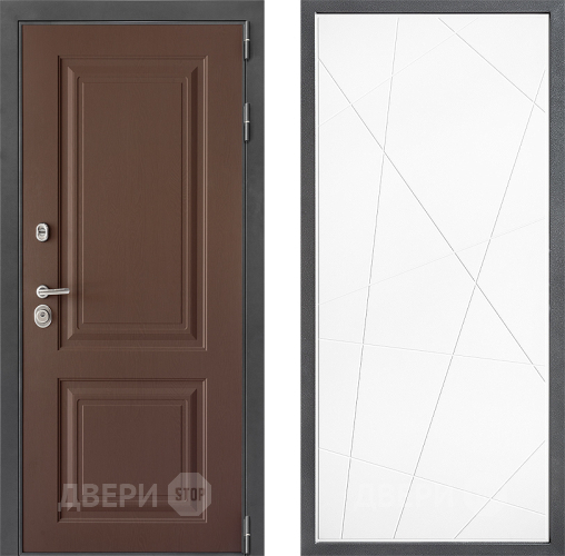 Дверь Дверной континент ДК-3/729 ФЛ-655 Белый софт в Краснознаменске