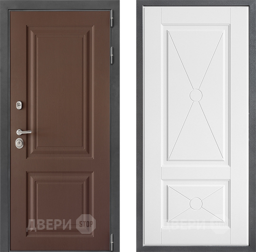 Входная металлическая Дверь Дверной континент ДК-3/729 ФЛ-617 Софт милк в Краснознаменске