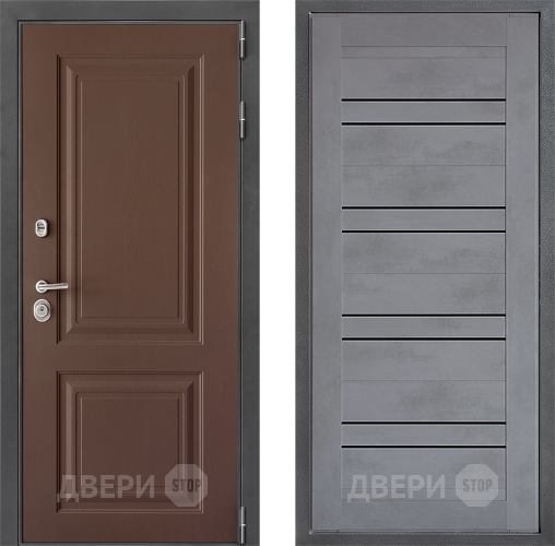 Дверь Дверной континент ДК-3/729 ФЛ-49 Бетон серый в Краснознаменске