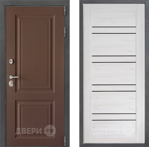 Входная металлическая Дверь Дверной континент ДК-3/729 ФЛ-49 Сосна белая в Краснознаменске