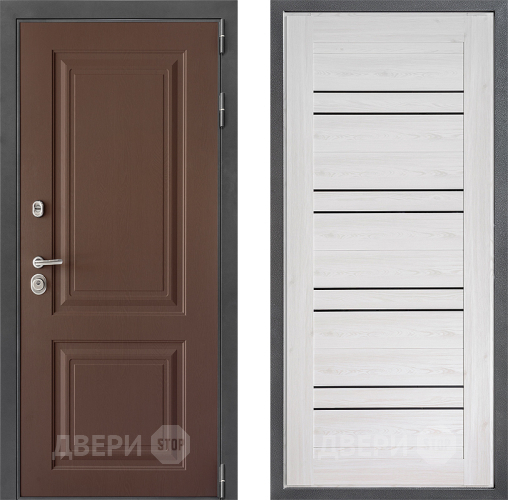 Входная металлическая Дверь Дверной континент ДК-3/729 ФЛ-49 Сосна белая в Краснознаменске