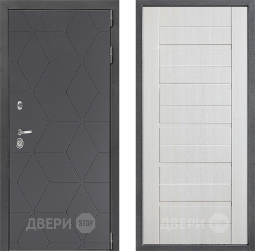 Входная металлическая Дверь Дверной континент ДК-3/744 ФЛ-70 Лиственница белая в Краснознаменске