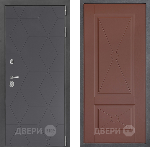 Дверь Дверной континент ДК-3/744 ФЛ-617 Ясень шоколадный в Краснознаменске