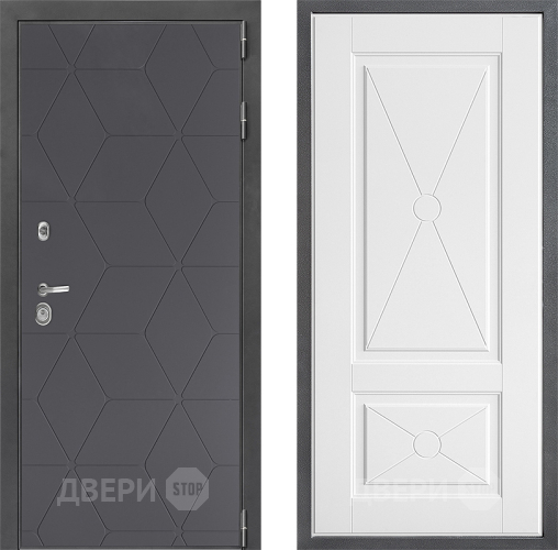 Входная металлическая Дверь Дверной континент ДК-3/744 ФЛ-617 Софт милк в Краснознаменске