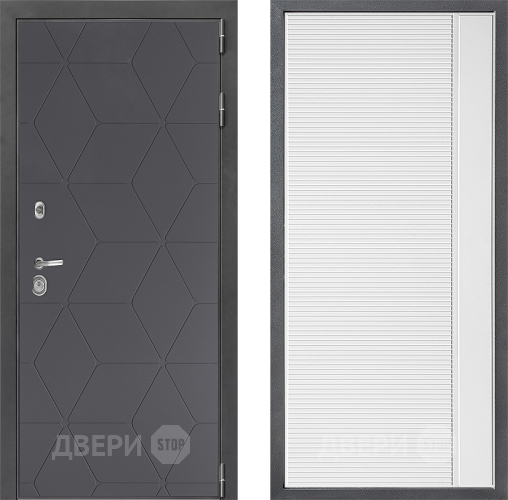 Дверь Дверной континент ДК-3/744 ФЛ-757 Белое Стекло Софт милк в Краснознаменске