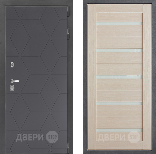 Входная металлическая Дверь Дверной континент ДК-3/744 ФЛ-47 Капучино в Краснознаменске