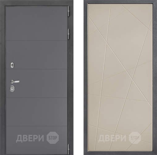 Входная металлическая Дверь Дверной континент ДК-3/649 ФЛ-655 Капучино в Краснознаменске