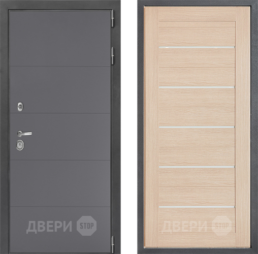 Входная металлическая Дверь Дверной континент ДК-3/649 ФЛ-46 Капучино в Краснознаменске