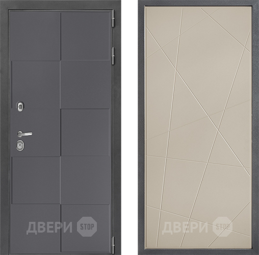 Входная металлическая Дверь Дверной континент ДК-3/606 ФЛ-655 Капучино в Краснознаменске