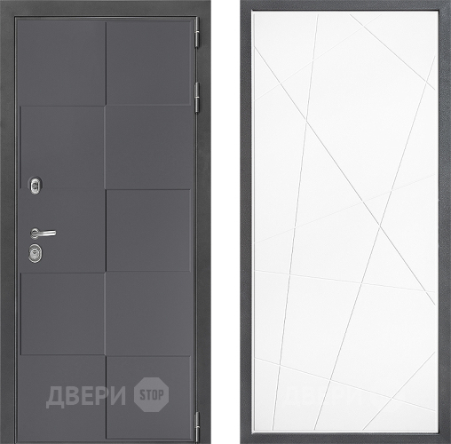Дверь Дверной континент ДК-3/606 ФЛ-655 Белый софт в Краснознаменске