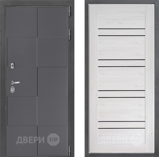 Входная металлическая Дверь Дверной континент ДК-3/606 ФЛ-49 Сосна белая в Краснознаменске
