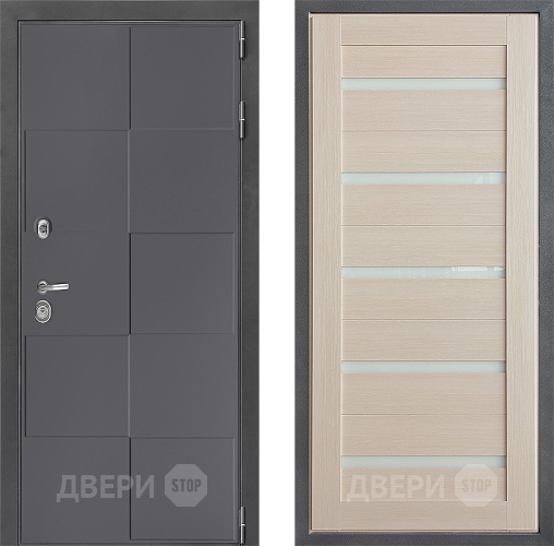 Входная металлическая Дверь Дверной континент ДК-3/606 ФЛ-47 Капучино в Краснознаменске