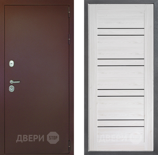 Дверь Дверной континент Рубикон Медь Дизайн ФЛ-49 Сосна белая в Краснознаменске