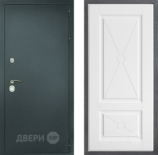Входная металлическая Дверь Дверной континент Рубикон Серебро Дизайн ФЛ-617 Софт милк в Краснознаменске