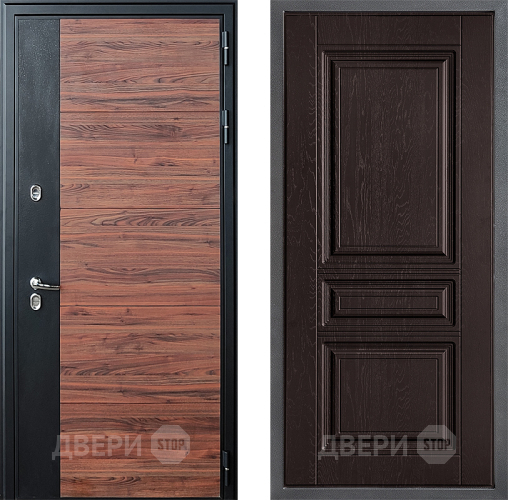 Дверь Дверной континент ДК-15 Красное Дерево ТЕРМО ФЛ-243 Дуб шоколадный в Краснознаменске