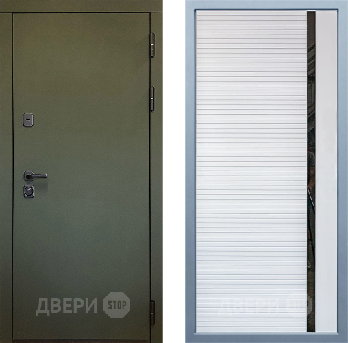 Входная металлическая Дверь Дива МД-61 МХ-45 Белый матовый в Краснознаменске