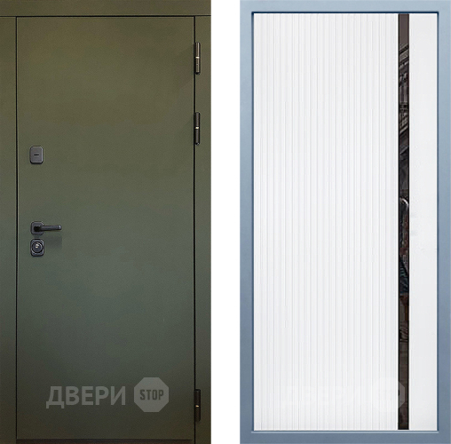 Входная металлическая Дверь Дива МД-61 МХ-46 Белый матовый в Краснознаменске