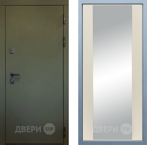 Входная металлическая Дверь Дива МД-61 Д-15 Зеркало Шампань в Краснознаменске