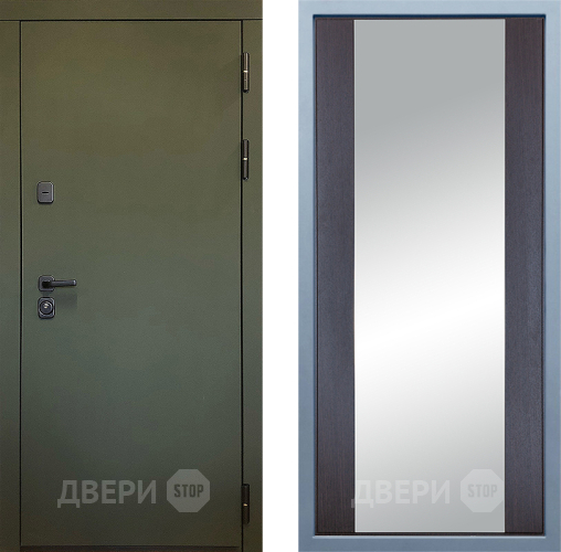 Входная металлическая Дверь Дива МД-61 Д-15 Зеркало Венге в Краснознаменске