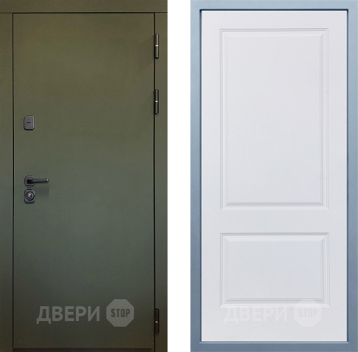 Входная металлическая Дверь Дива МД-61 Д-7 Белый в Краснознаменске