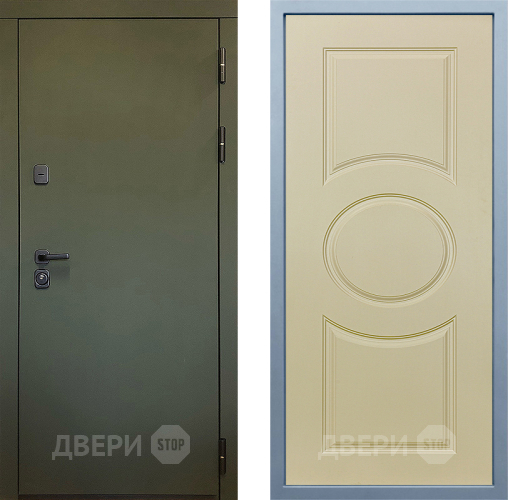 Входная металлическая Дверь Дива МД-61 Д-8 Шампань в Краснознаменске