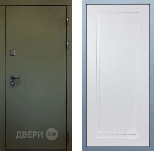 Входная металлическая Дверь Дива МД-61 Н-10 Белый в Краснознаменске