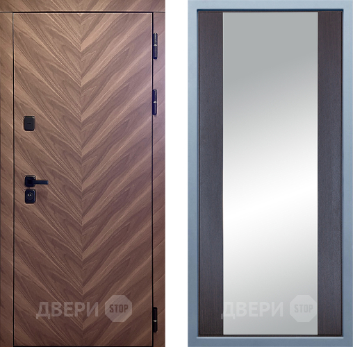 Входная металлическая Дверь Дива МД-98 Д-15 Зеркало Венге в Краснознаменске