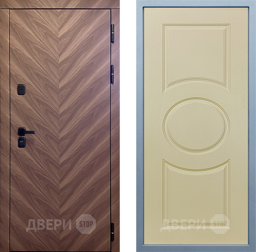 Входная металлическая Дверь Дива МД-98 Д-8 Шампань в Краснознаменске