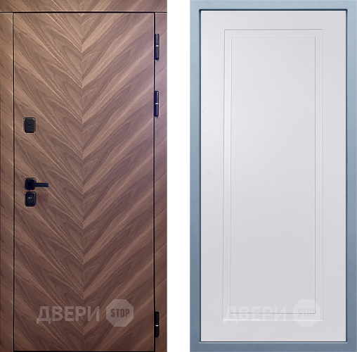 Входная металлическая Дверь Дива МД-98 Н-10 Белый в Краснознаменске