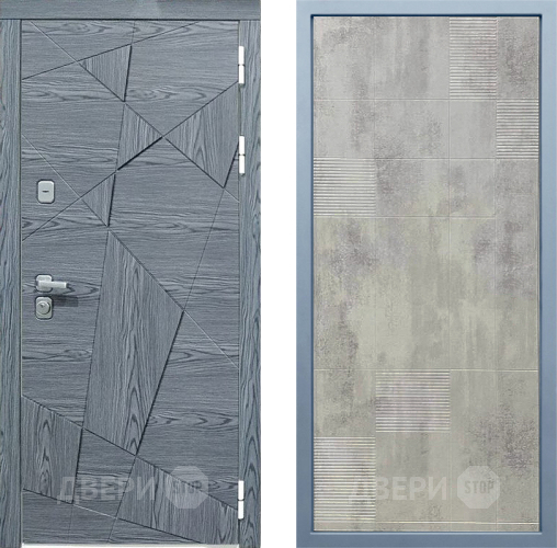 Входная металлическая Дверь Дива МД-97/3 Д-4 Бетон темный в Краснознаменске