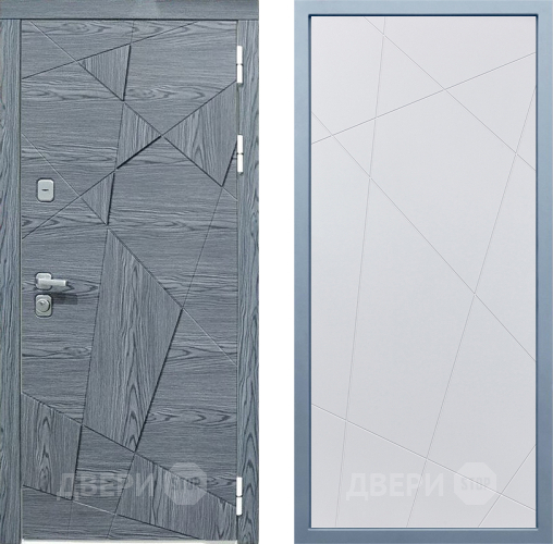 Входная металлическая Дверь Дива МД-97/3 Д-11 Белый в Краснознаменске