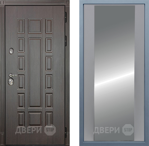 Входная металлическая Дверь Дива МД-38 Д-15 Зеркало Силк Маус в Краснознаменске