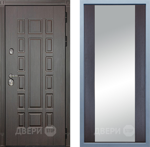 Входная металлическая Дверь Дива МД-38 Д-15 Зеркало Венге в Краснознаменске
